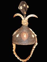 Lega Hat with Crest (#MW64) - Lega People, D.R. Congo